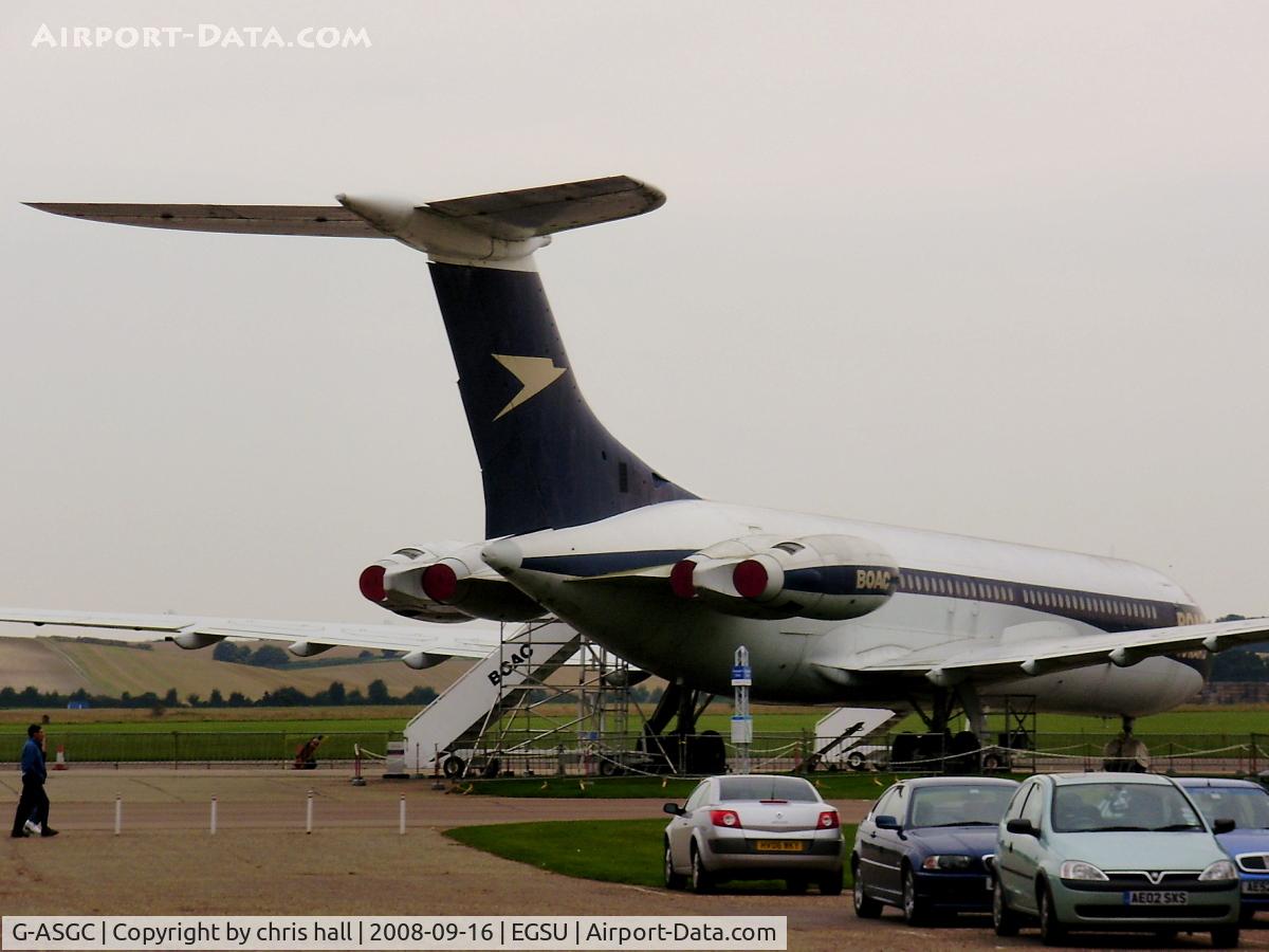 G-ASGC, 1965 BAC Super VC10 Srs 1151 C/N 853, Preserved by the Duxford Aviation Society in BOAC colour scheme