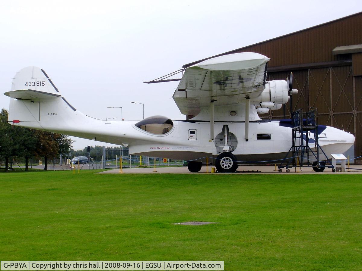 G-PBYA, 1944 Consolidated (Canadian Vickers) PBV-1A Canso A C/N CV-283, Previous ID: C-FNJF. Operated by Catalina Aircraft Ltd and based at Duxford