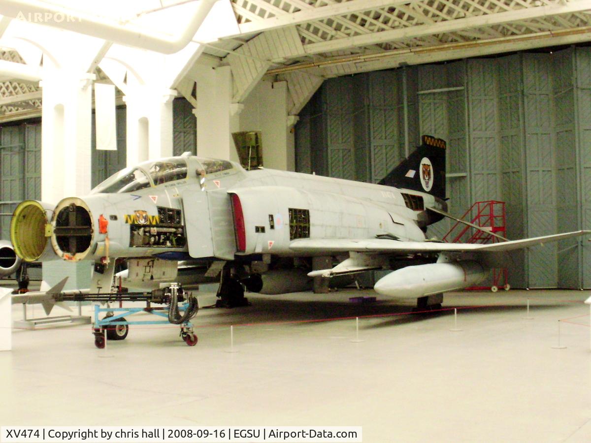 XV474, 1969 McDonnell Douglas Phantom FGR2 C/N 3309, displayed at the IWM Duxford