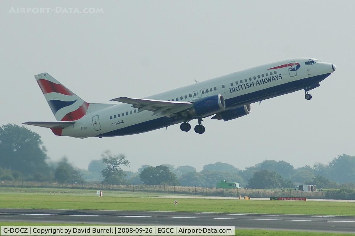 G-DOCZ, 1993 Boeing 737-436 C/N 25858, British Airways - Taking Off