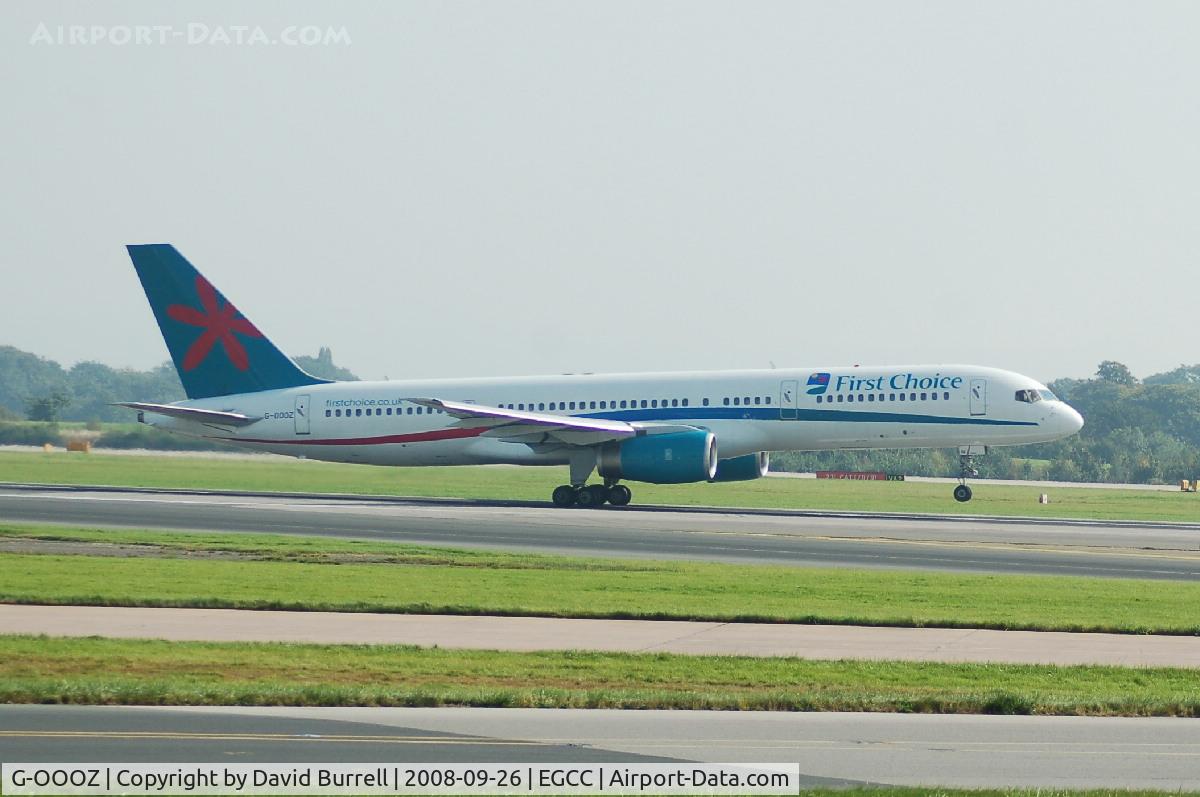 G-OOOZ, 1992 Boeing 757-236 C/N 25593, First Choice - Taking Off