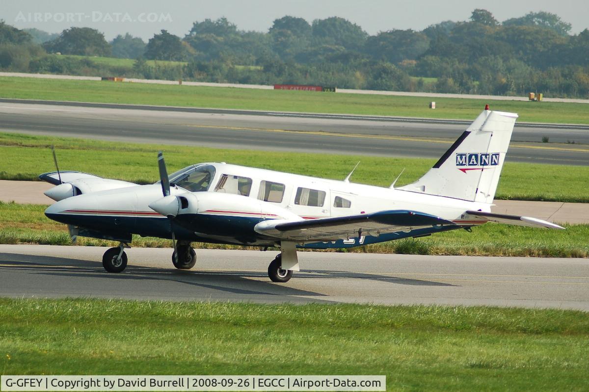 G-GFEY, 1978 Piper PA-34-200T Seneca II C/N 34-7870343, Piper PA-34-200T - MANN - Taxiing