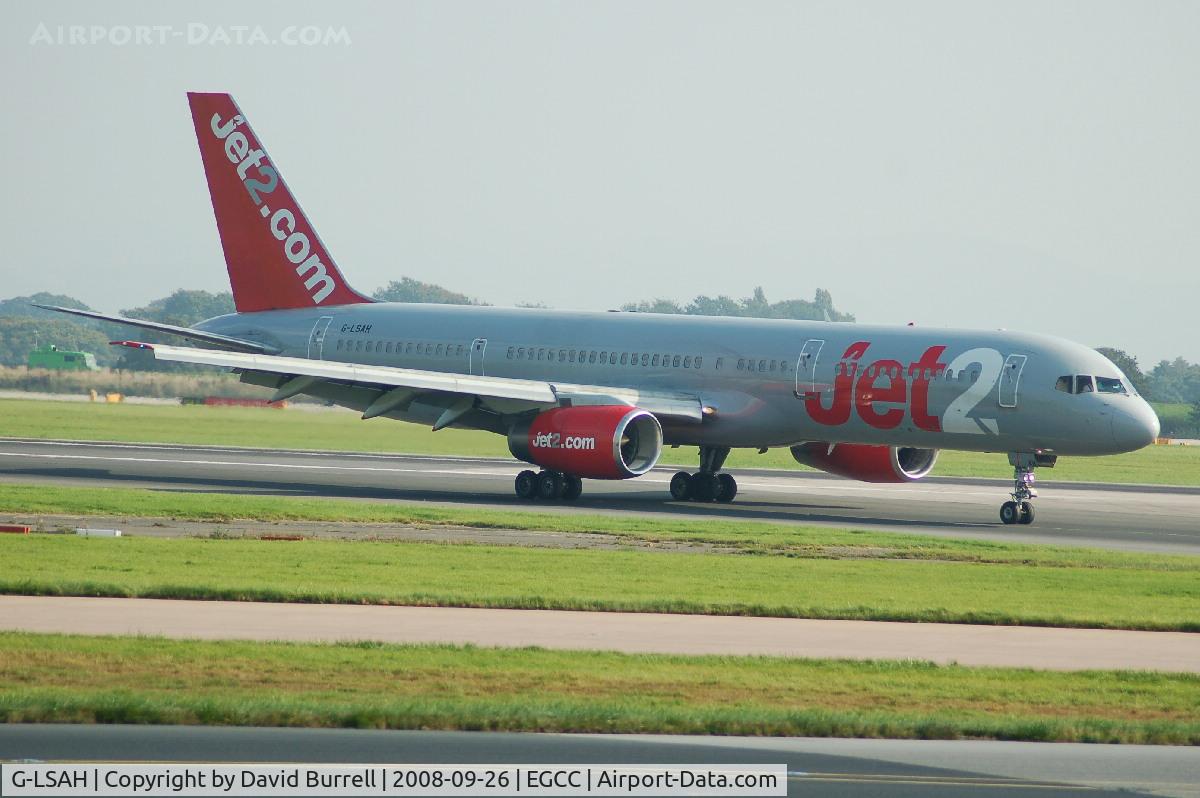 G-LSAH, 1987 Boeing 757-21B C/N 24015, Jet2.com - Taxiing
