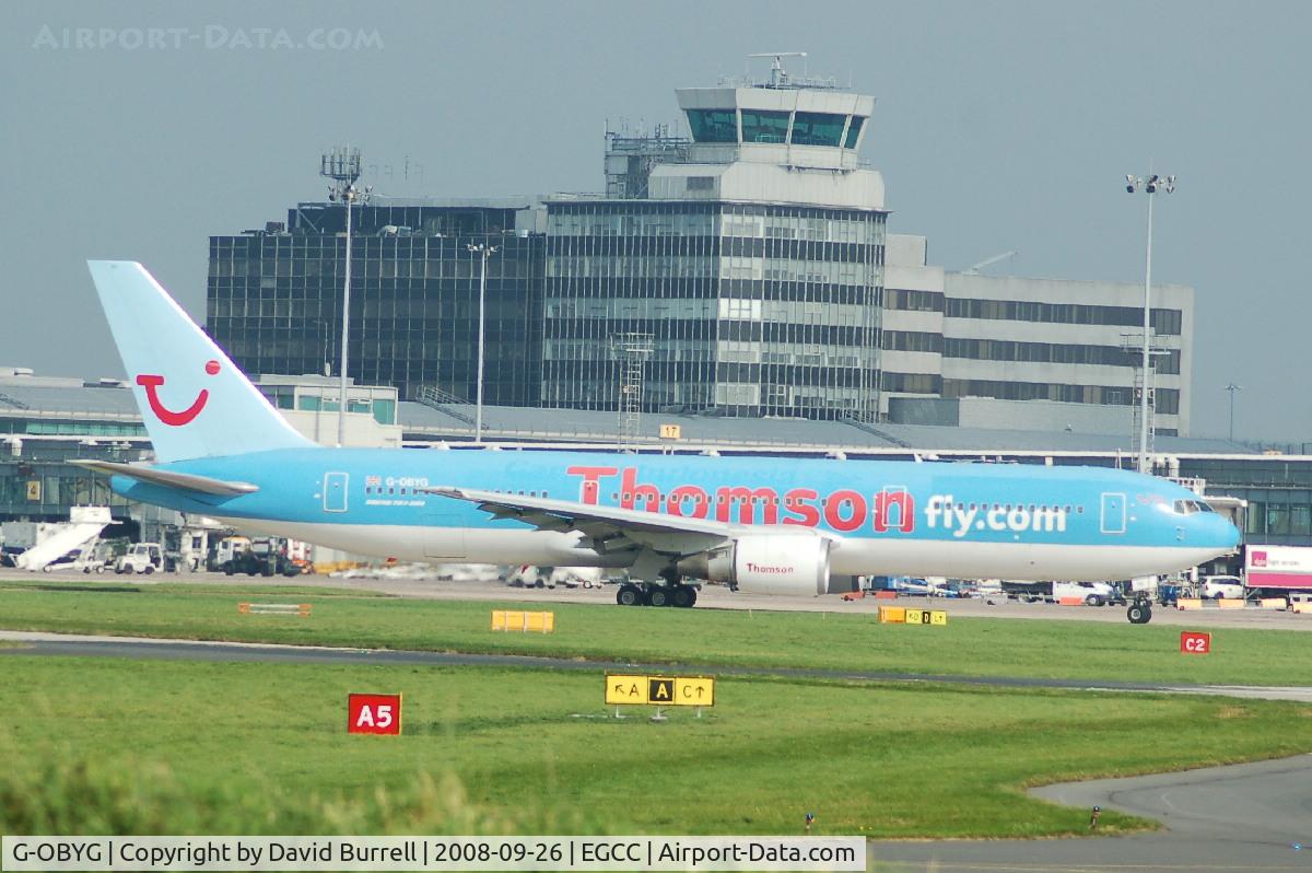 G-OBYG, 1999 Boeing 767-304 C/N 29137, Thomson - Taxiing