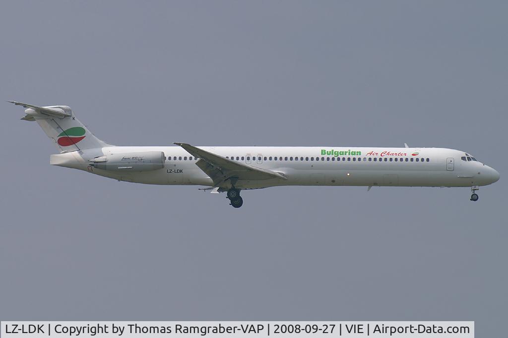 LZ-LDK, 1987 McDonnell Douglas MD-82 (DC-9-82) C/N 49432/1378, Bulgarian Air Charter MDD MD80