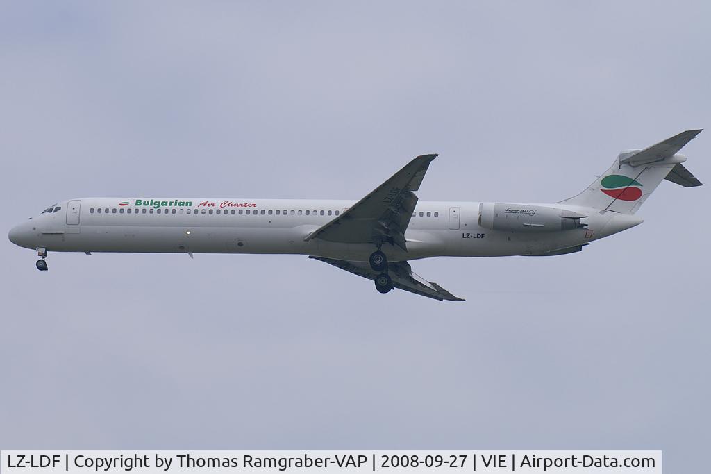 LZ-LDF, 1986 McDonnell Douglas MD-82 (DC-9-82) C/N 49219, Bulgarian Air Charter MDD MD80