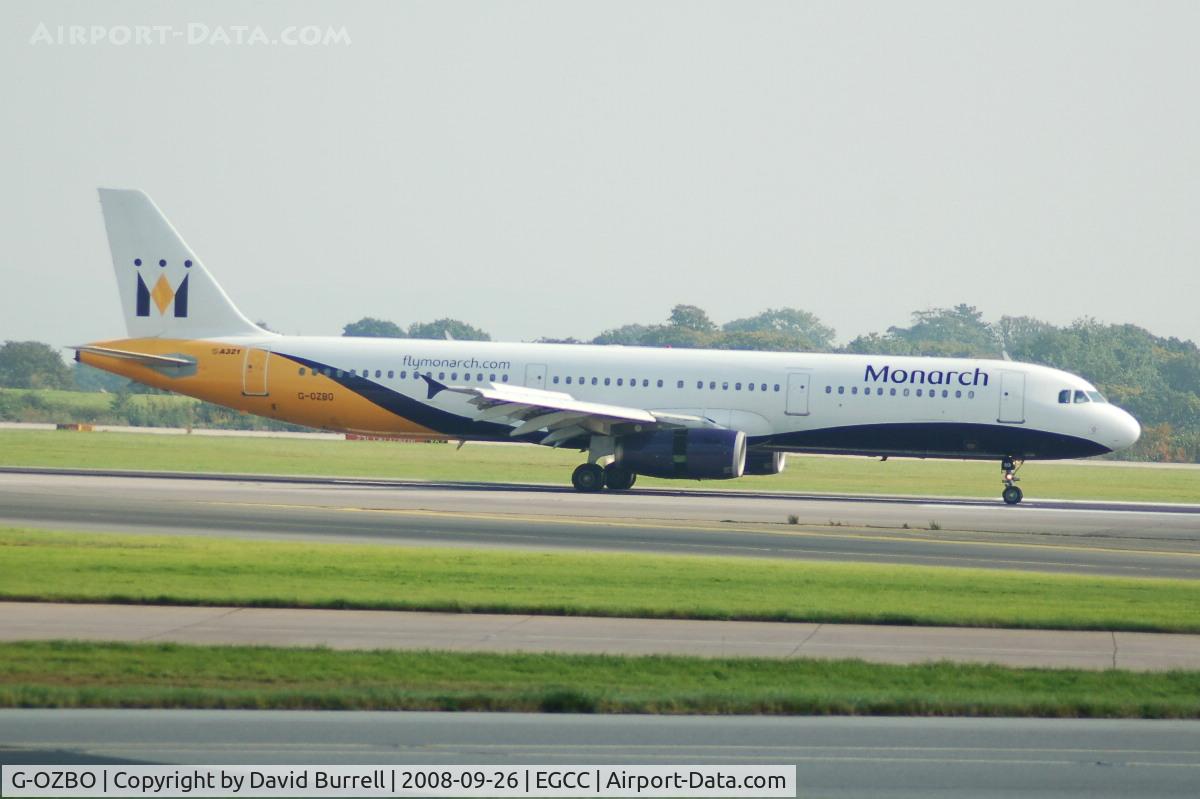 G-OZBO, 2000 Airbus A321-231 C/N 1207, Monarch - Landing