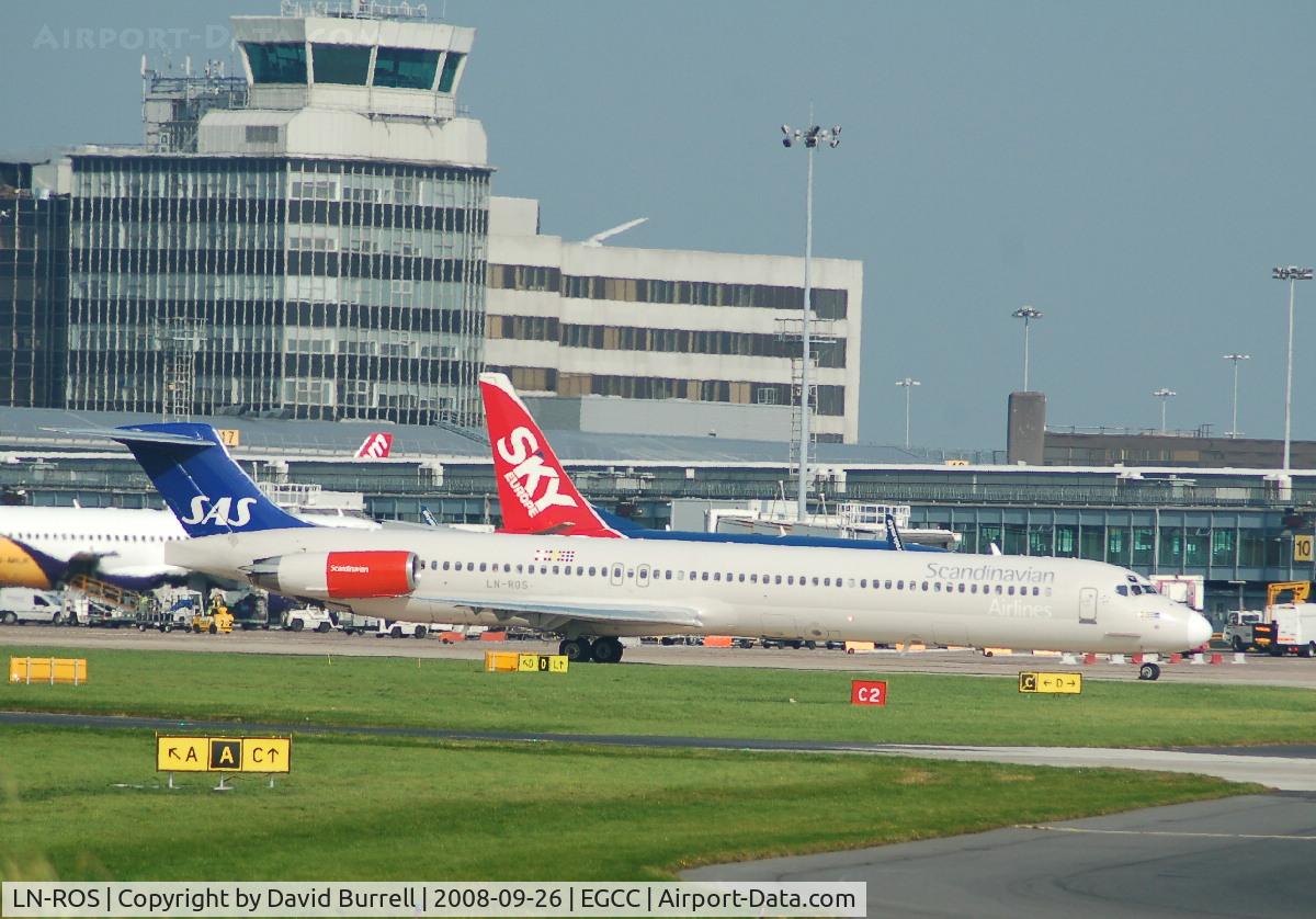 LN-ROS, 1986 McDonnell Douglas MD-83 (DC-9-83) C/N 49421, SAS - Taxiing