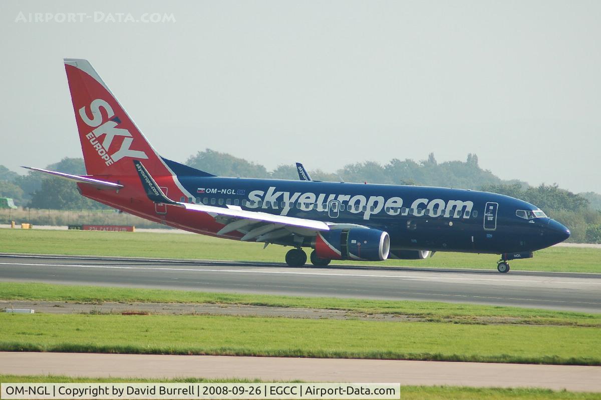 OM-NGL, 2007 Boeing 737-76N C/N 34757, Skyeurope - Landing