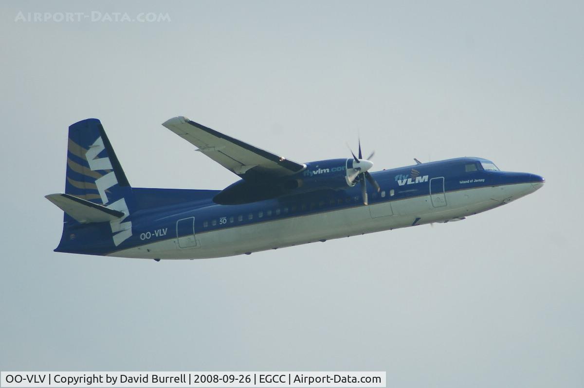 OO-VLV, 1989 Fokker 50 C/N 20160, VLM - Taking Off