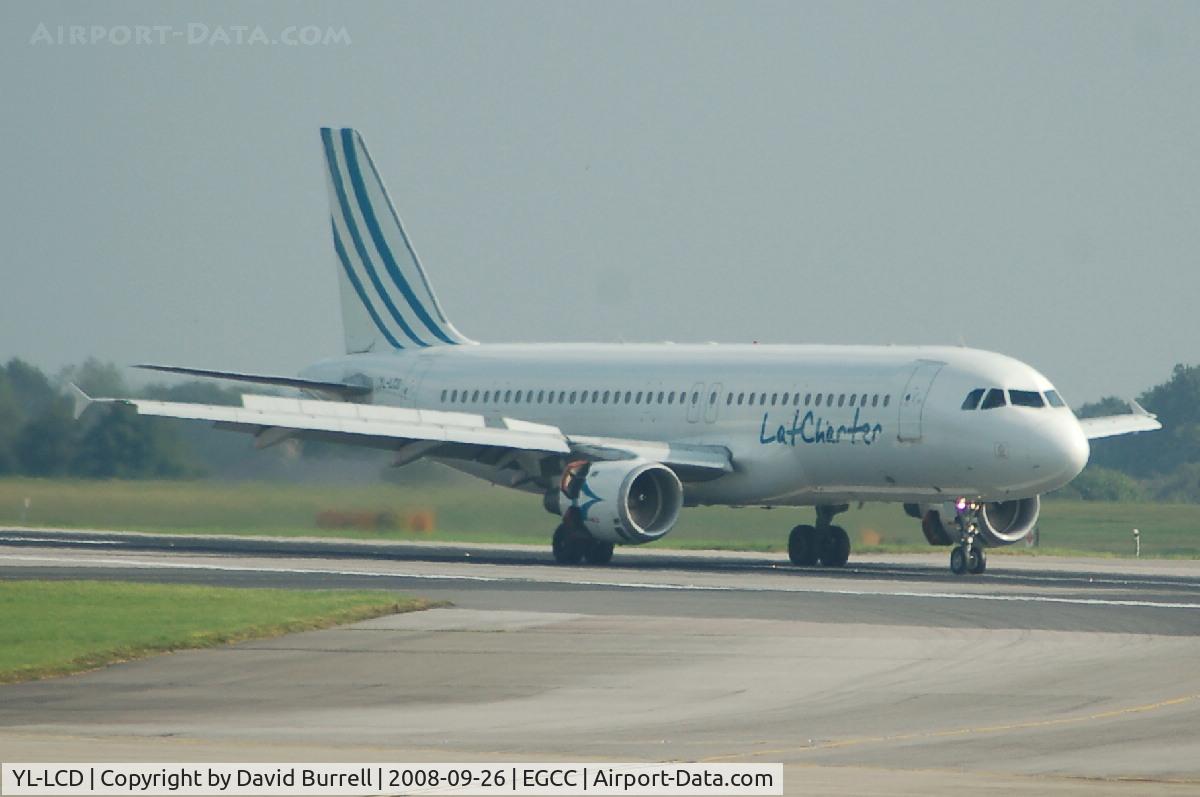 YL-LCD, 1992 Airbus A320-211 C/N 359, Lat Charter - Landing