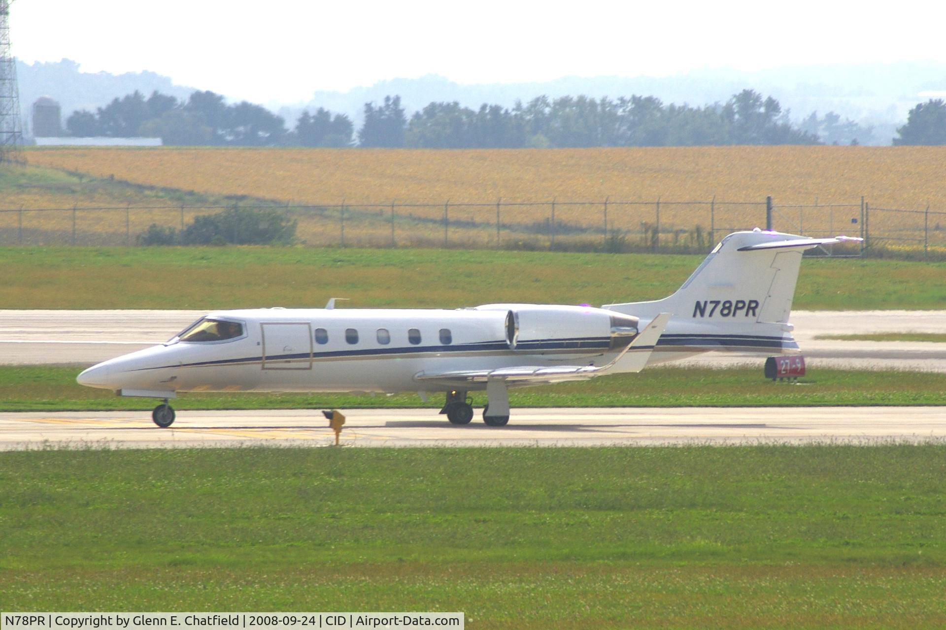 N78PR, 1994 Learjet Inc 31A C/N 090, Taxiing to Runway 27 for departure.