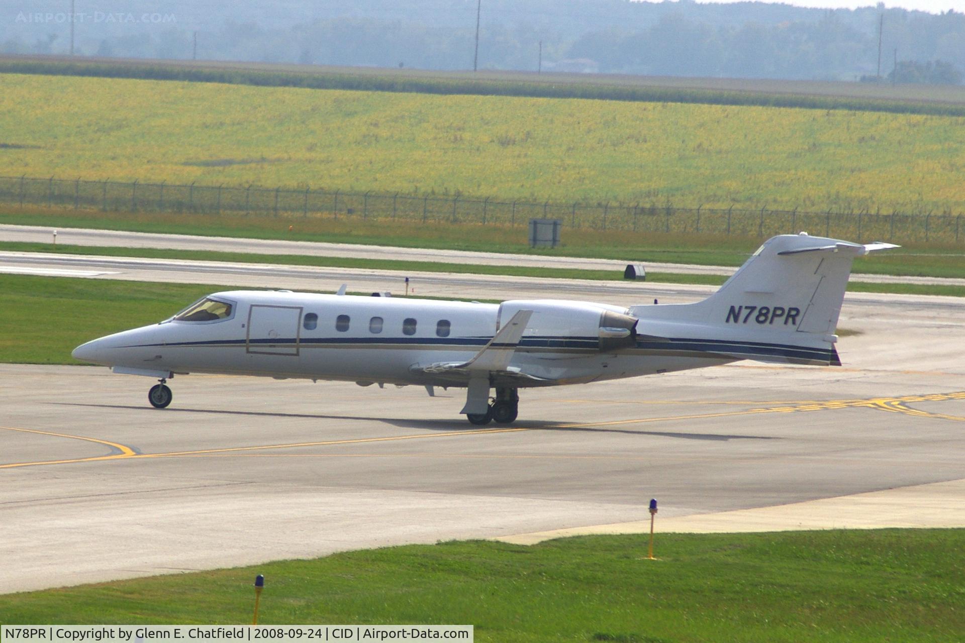 N78PR, 1994 Learjet Inc 31A C/N 090, Taxiing to Runway 27 for departure.