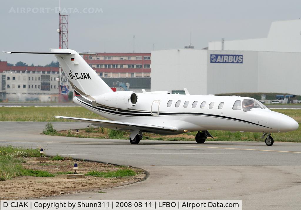 D-CJAK, 2006 Cessna 525B CitationJet CJ3 C/N 525B-0075, Rolling to the General Aviation area...