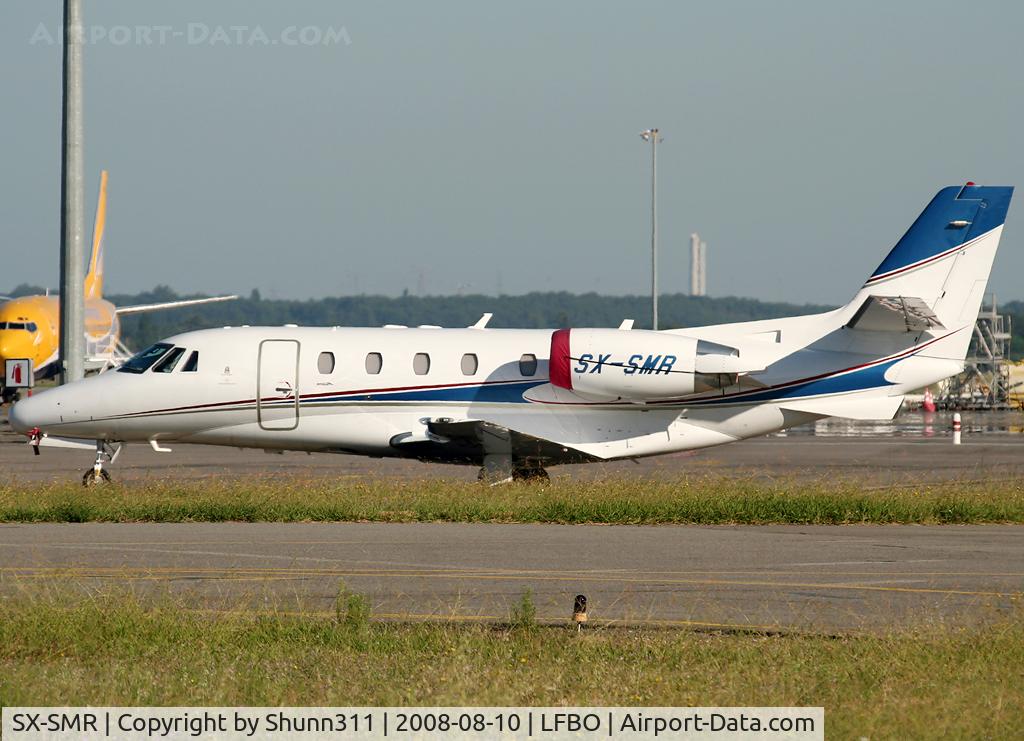 SX-SMR, 2006 Cessna 560 Citation Excel C/N 560-5631, Parked at the General Aviation area...