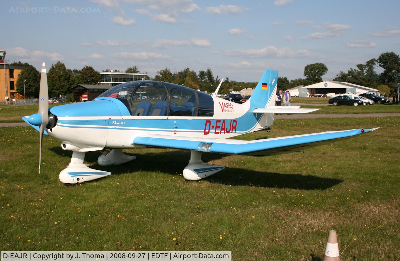 D-EAJR, Robin DR-400-180RD Remo 180 Regent C/N 815, Robin DR400-180 Remo