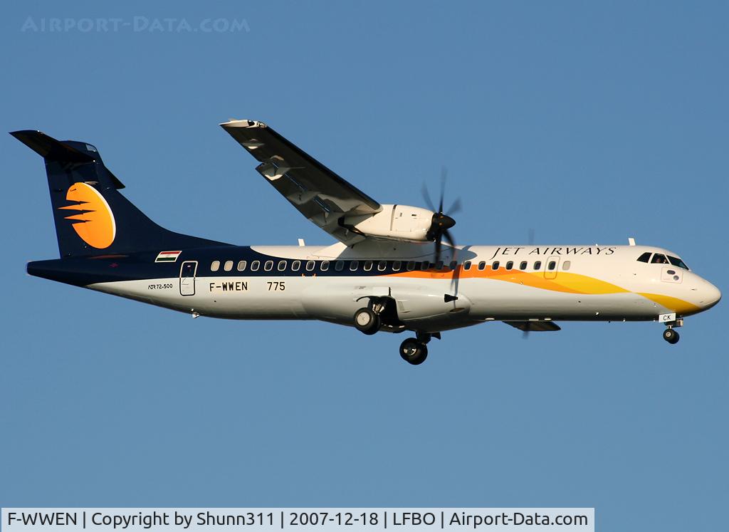 F-WWEN, 2007 ATR 72-212A C/N 775, C/n 0775 - To be VT-JCK