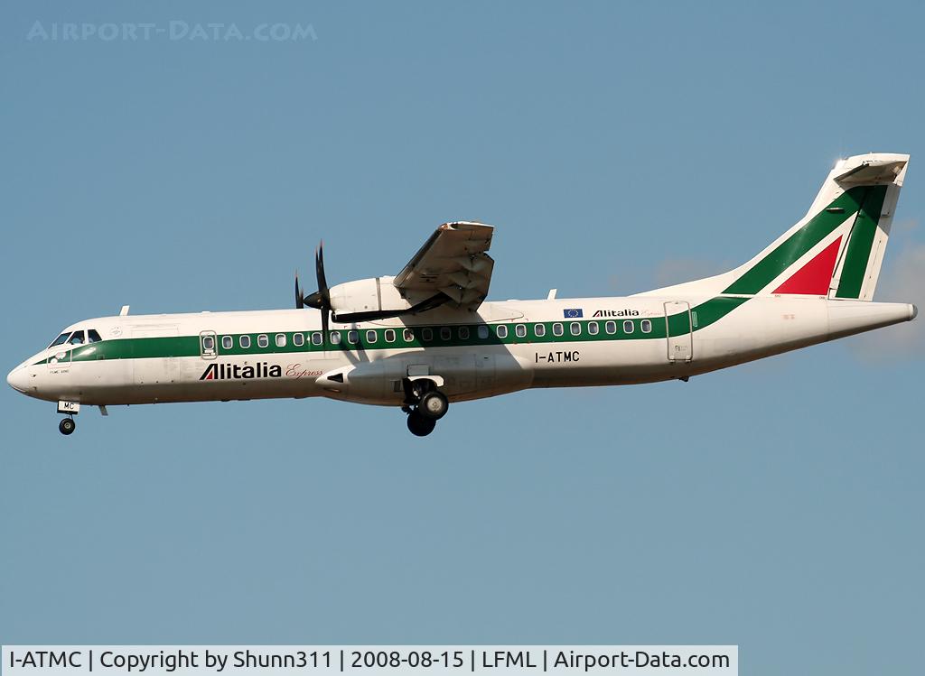 I-ATMC, 1999 ATR 72-212A C/N 588, Landing rwy 32R