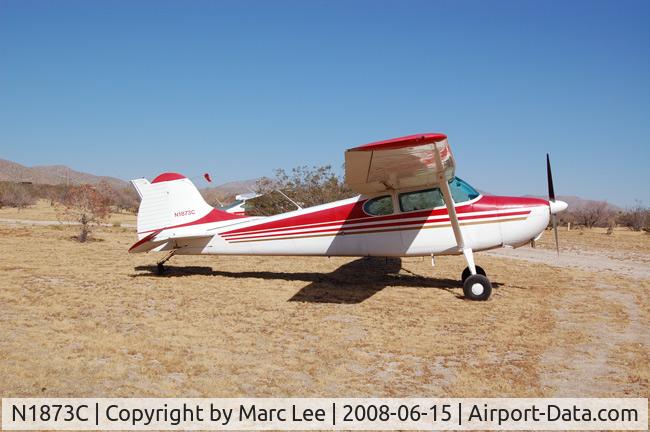 N1873C, 1953 Cessna 170B C/N 26017, Out in the Borrego Springs area