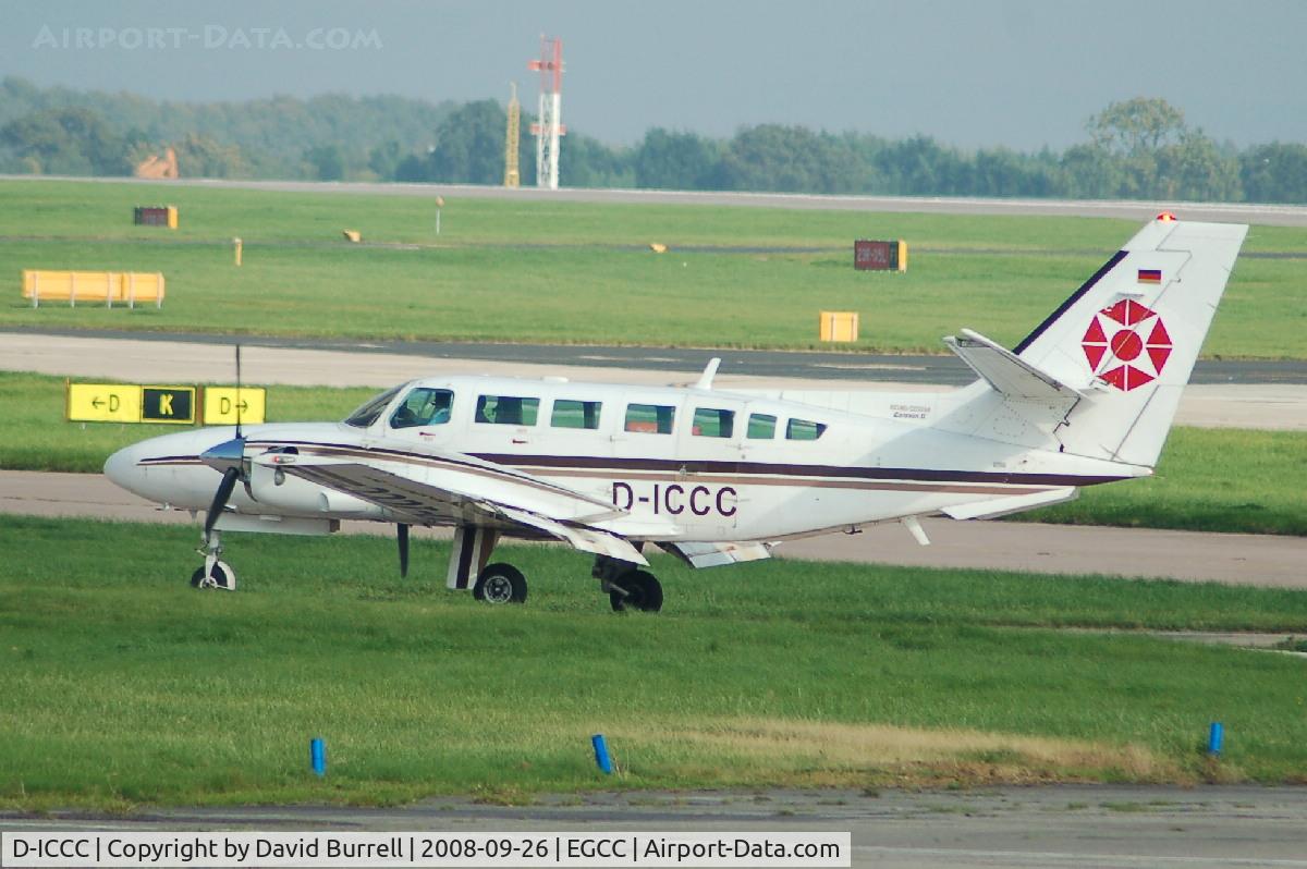 D-ICCC, 1990 Reims F406 Caravan II C/N F406-0050, Cessna 500 Citation - taxiing