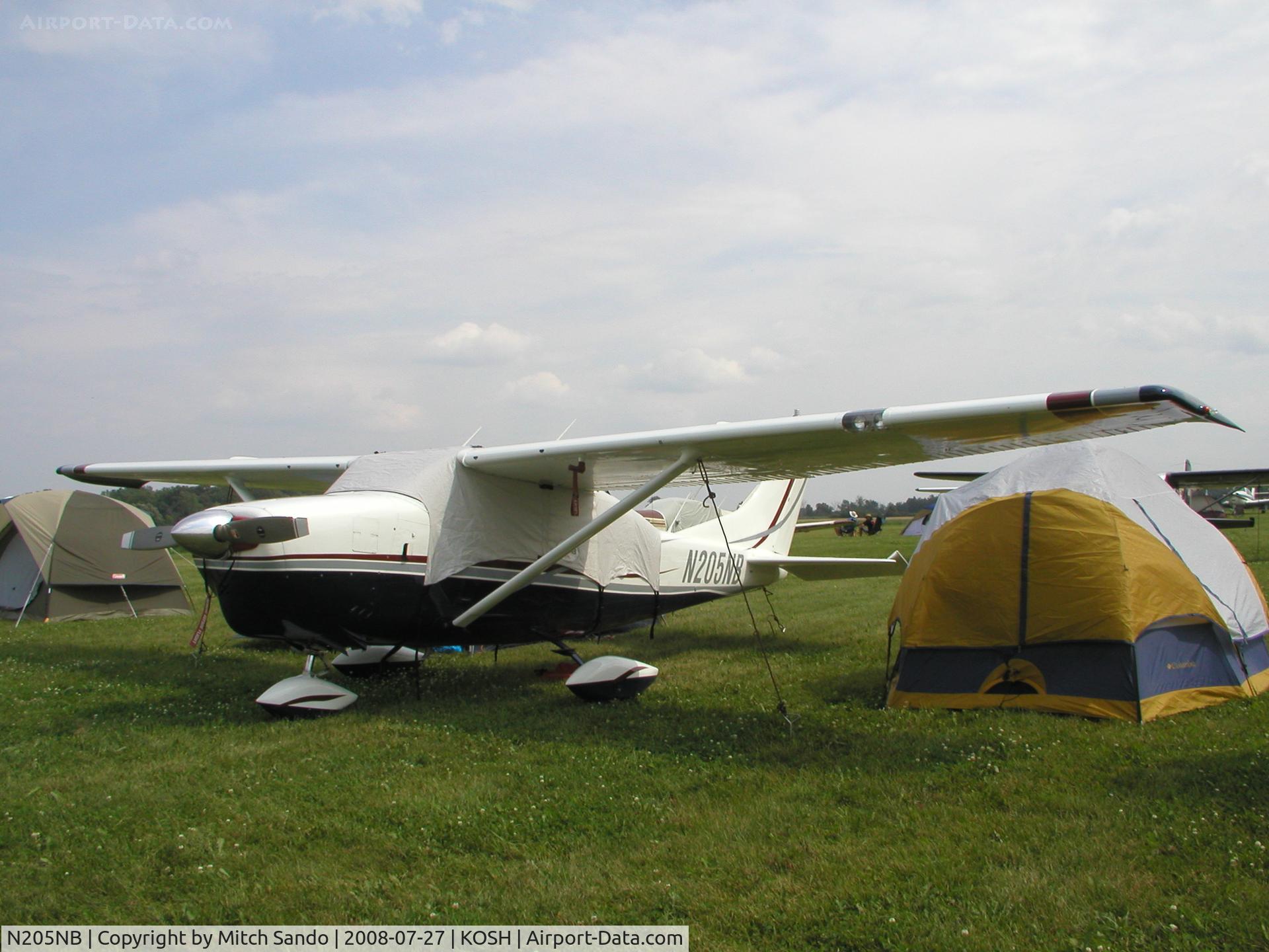 N205NB, 1962 Cessna 210 C/N 205-0151, EAA AirVenture 2008.