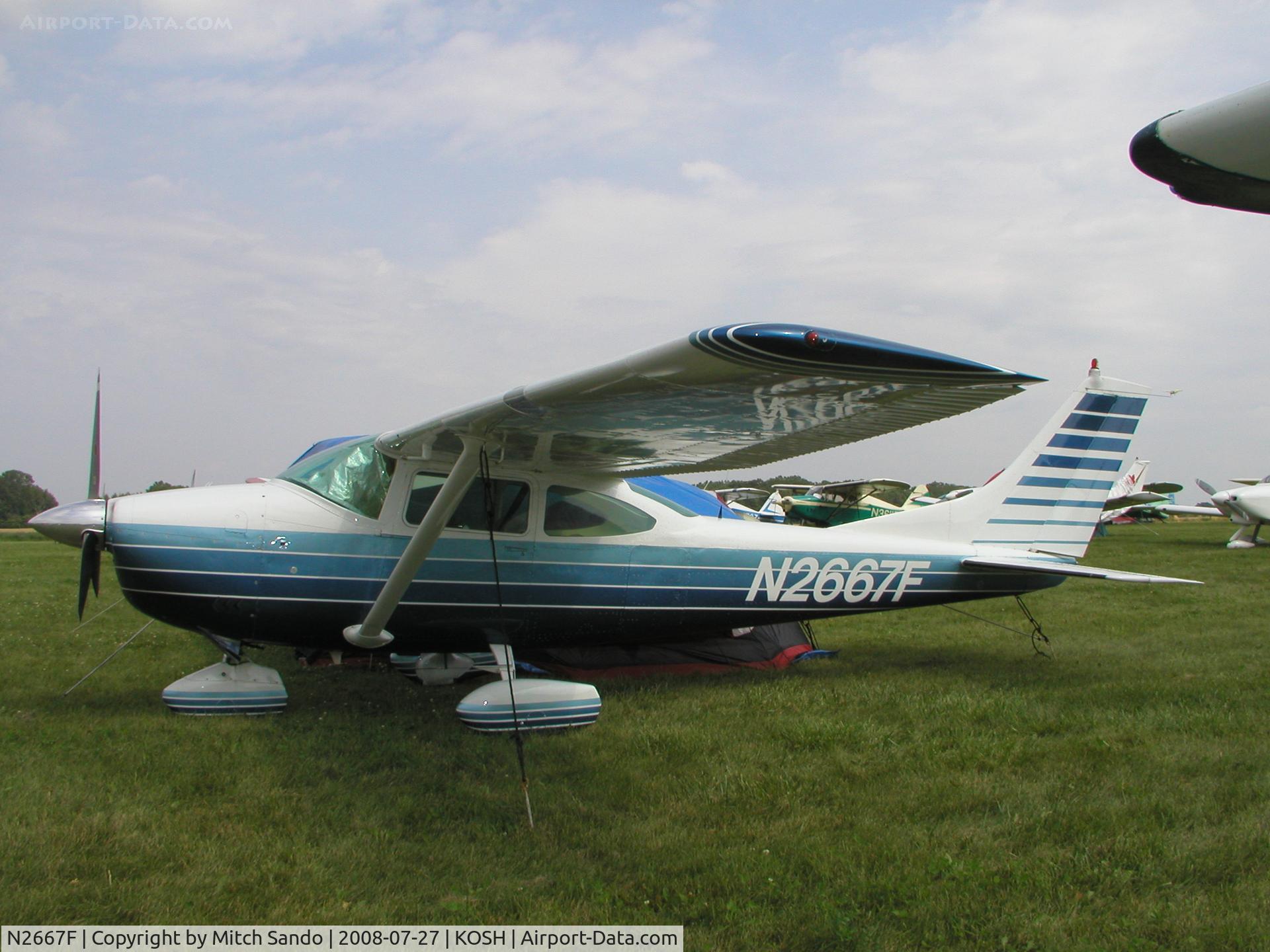 N2667F, 1965 Cessna 182J Skylane C/N 18256767, EAA AirVenture 2008.