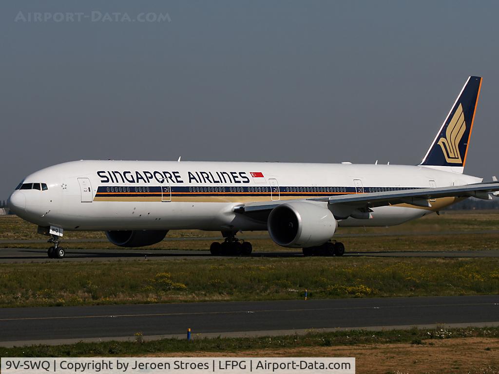 9V-SWQ, 2008 Boeing 777-312/ER C/N 34582, longgg fuselage