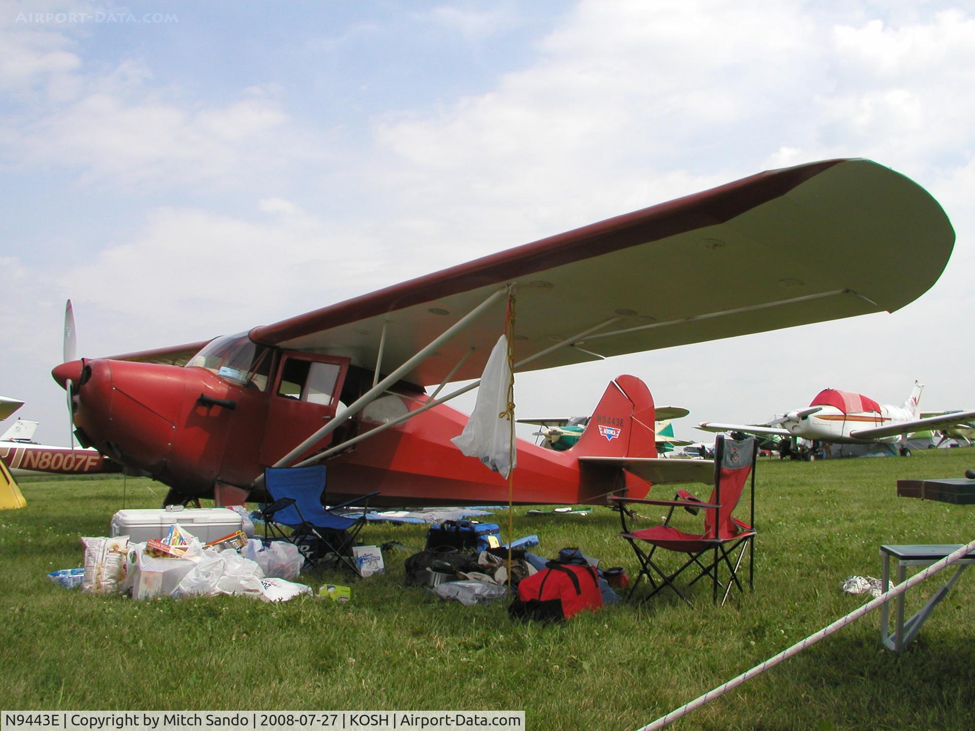 N9443E, 1946 Aeronca 11AC Chief C/N 11AC-1080, EAA AirVenture 2008.