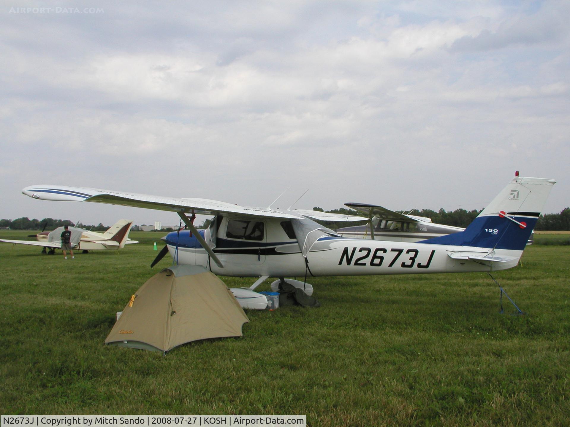 N2673J, 1966 Cessna 150G C/N 15065673, EAA AirVenture 2008.