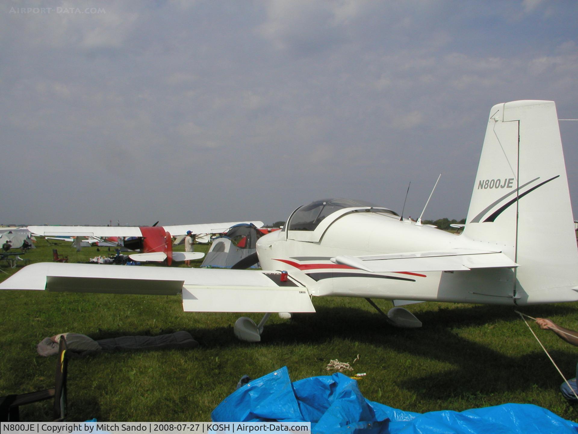 N800JE, 2006 Enga Jn/enga Jc VANS 7A C/N 70279, EAA AirVenture 2008.