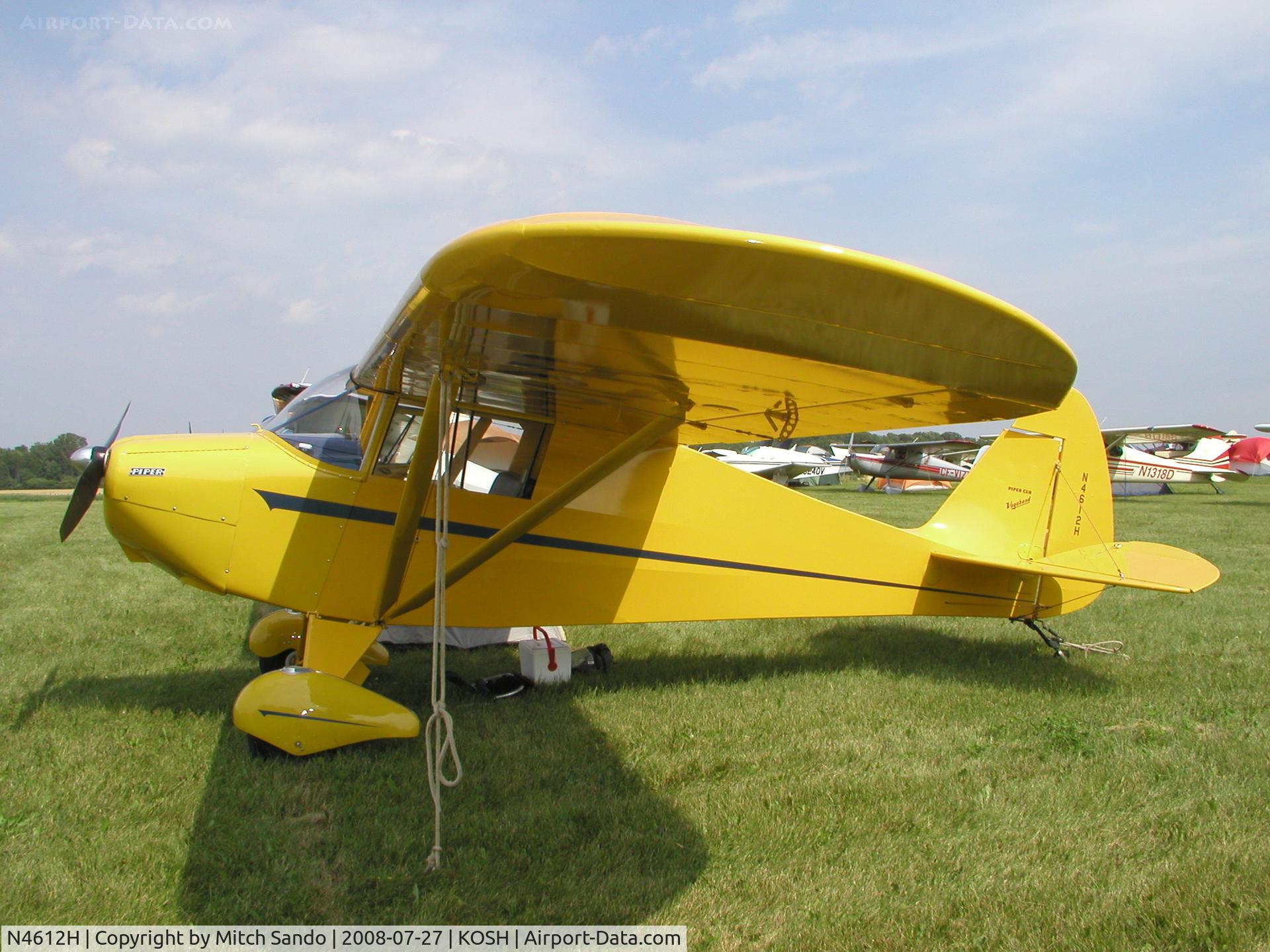 N4612H, 1948 Piper PA-17 Vagabond C/N 17-29, EAA AirVenture 2008.