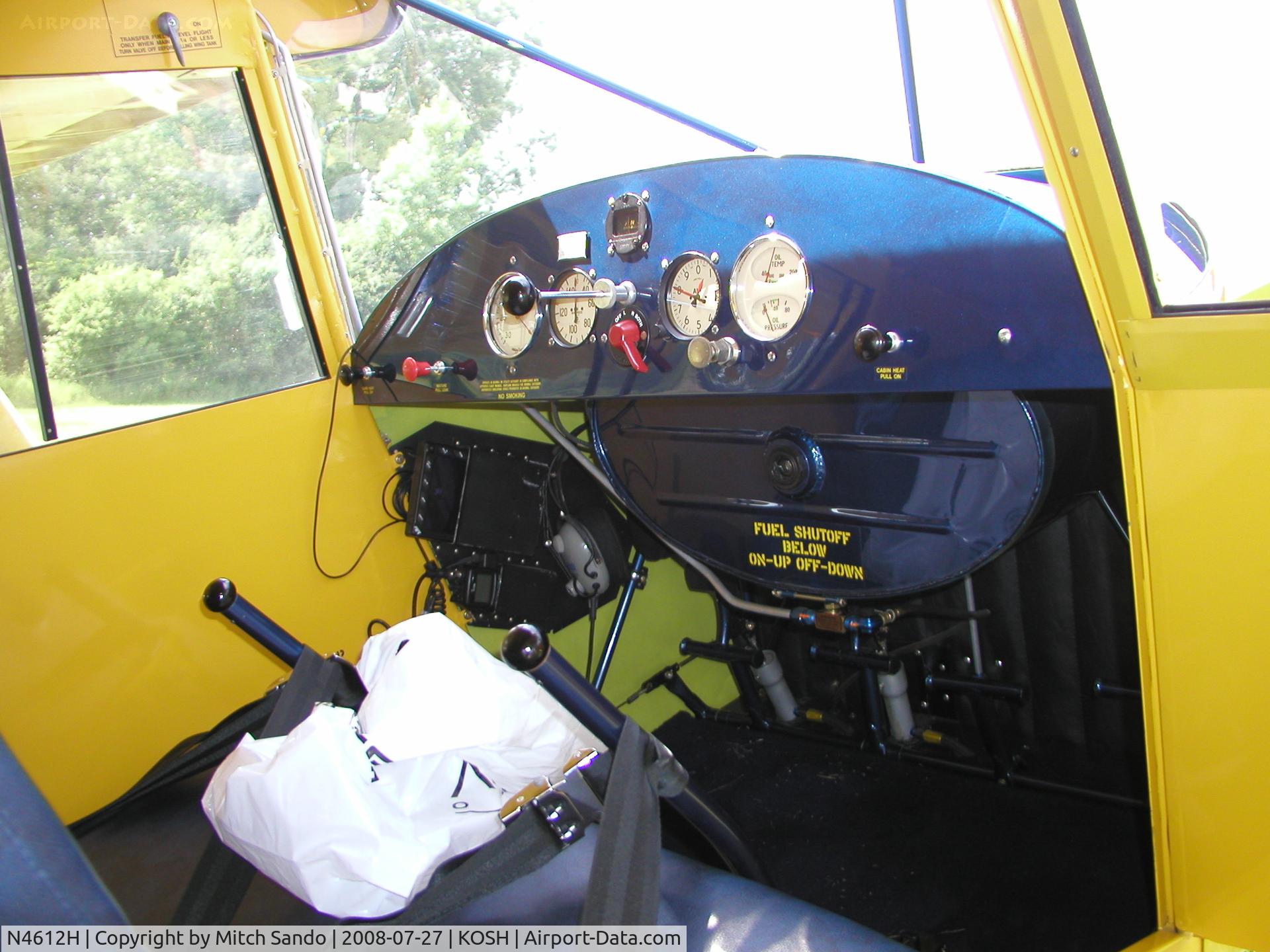 N4612H, 1948 Piper PA-17 Vagabond C/N 17-29, EAA AirVenture 2008.