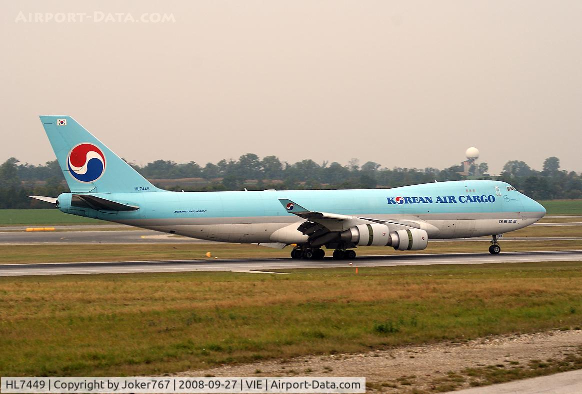 HL7449, 2000 Boeing 747-4B5F/SCD C/N 26411, Korean Air Cargo Boeing 747-4B5F(SCD)