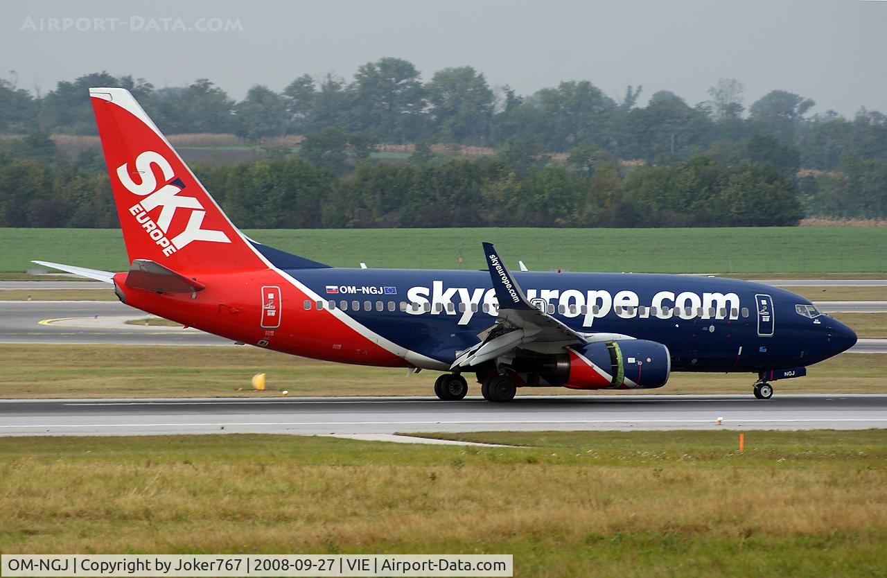 OM-NGJ, 2007 Boeing 737-76N C/N 34755, SkyEurope Airlines Boeing 737-76N(WL)