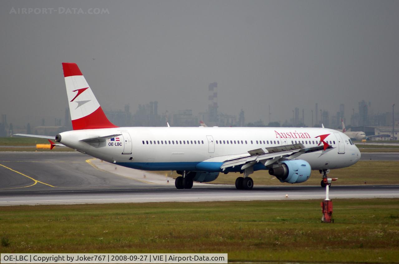 OE-LBC, 1996 Airbus A321-111 C/N 581, Austrian Airlines Airbus A321-111