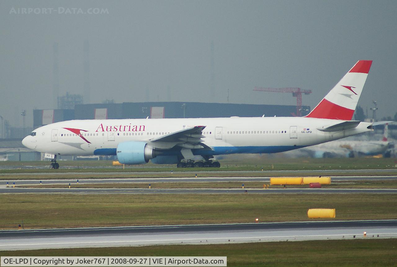 OE-LPD, 2006 Boeing 777-2Z9/ER C/N 35960, Austrian Airlines Boeing 777-2B8(ER)