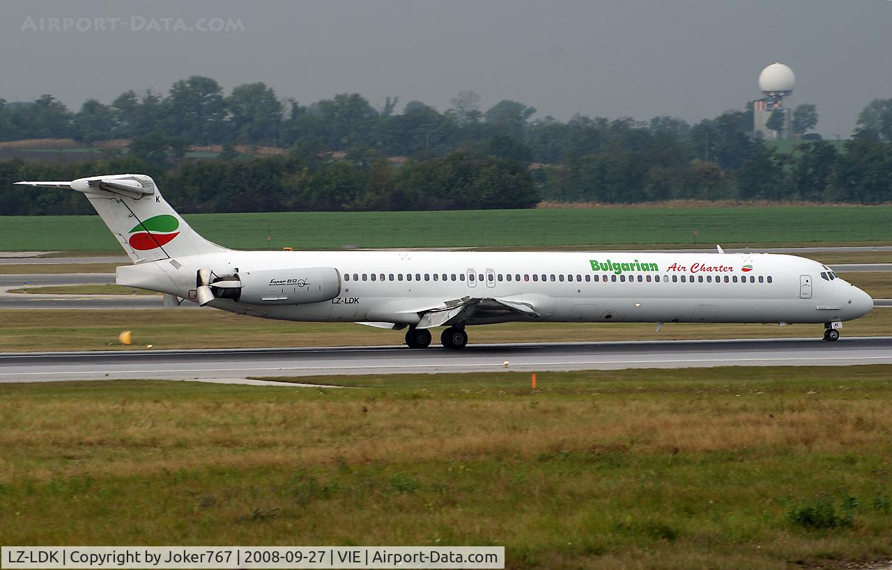LZ-LDK, 1987 McDonnell Douglas MD-82 (DC-9-82) C/N 49432/1378, Bulgarian Air Charter McDonnell Douglas MD-82