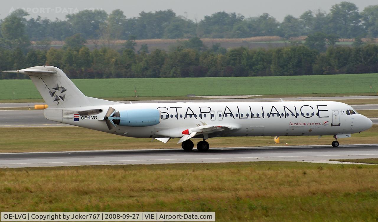 OE-LVG, 1994 Fokker 100 (F-28-0100) C/N 11520, Austrian arrows Fokker F-100