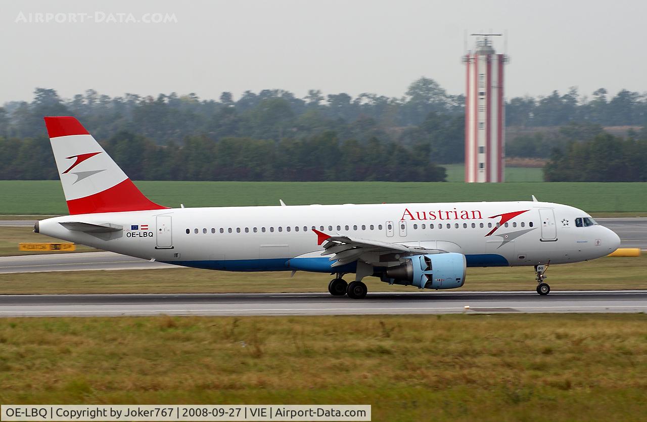 OE-LBQ, 1999 Airbus A320-214 C/N 1137, Austrian Airlines Airbus A320-214