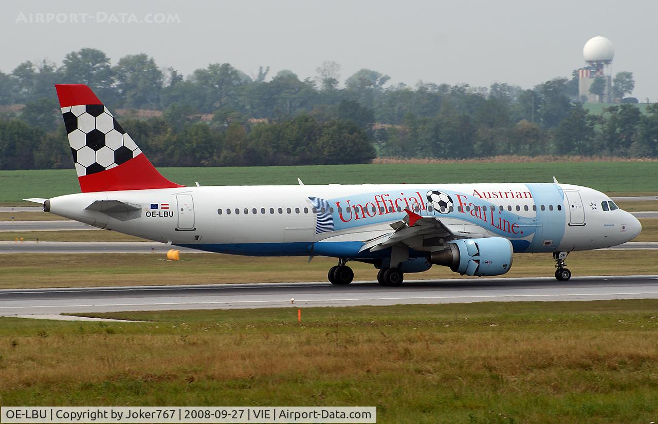 OE-LBU, 2001 Airbus A320-214 C/N 1478, Austrian Airlines Airbus A320-214