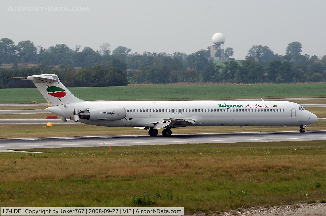 LZ-LDF, 1986 McDonnell Douglas MD-82 (DC-9-82) C/N 49219, Bulgarian Air Charter McDonnell Douglas MD-82