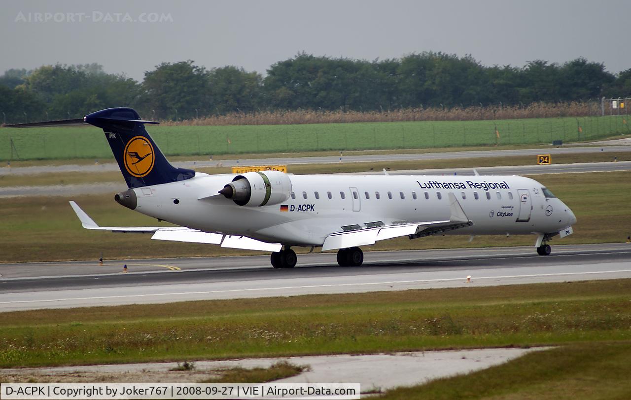 D-ACPK, 2002 Canadair CRJ-701ER (CL-600-2C10) Regional Jet C/N 10063, Lufthansa Regional (CityLine) Canadair Regional Jet CRJ701ER