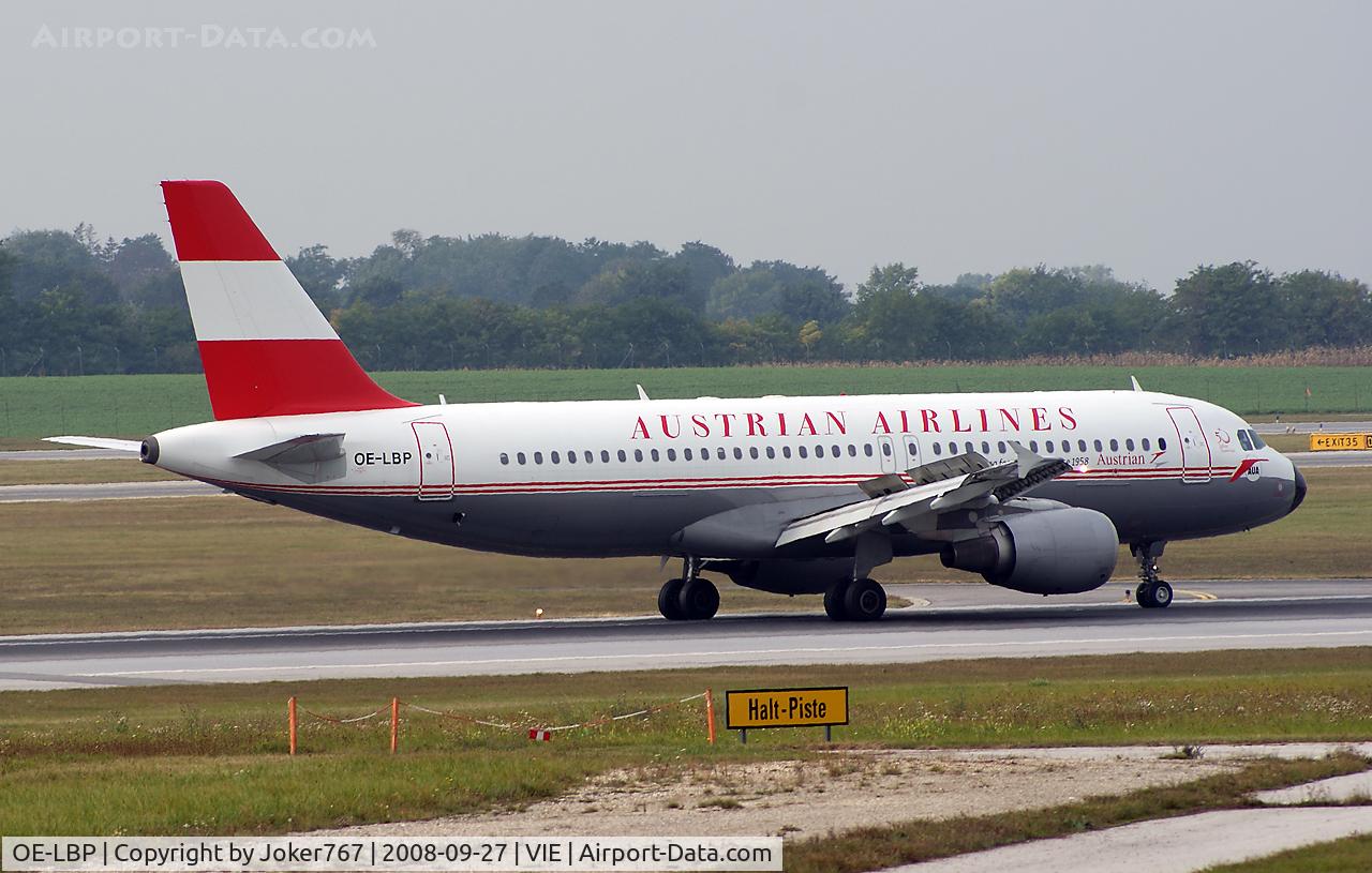 OE-LBP, 1998 Airbus A320-214 C/N 797, Austrian Airlines Airbus A320-214