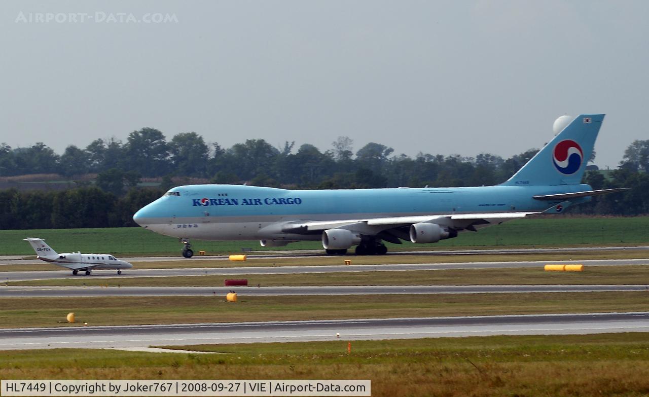HL7449, 2000 Boeing 747-4B5F/SCD C/N 26411, Korean Air Cargo Boeing 747-4B5F(SCD)