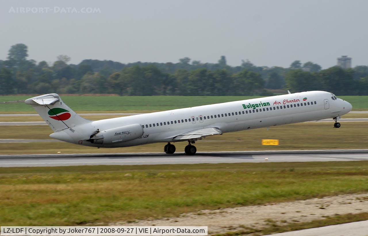 LZ-LDF, 1986 McDonnell Douglas MD-82 (DC-9-82) C/N 49219, Bulgarian Air Charter McDonnell Douglas MD-82