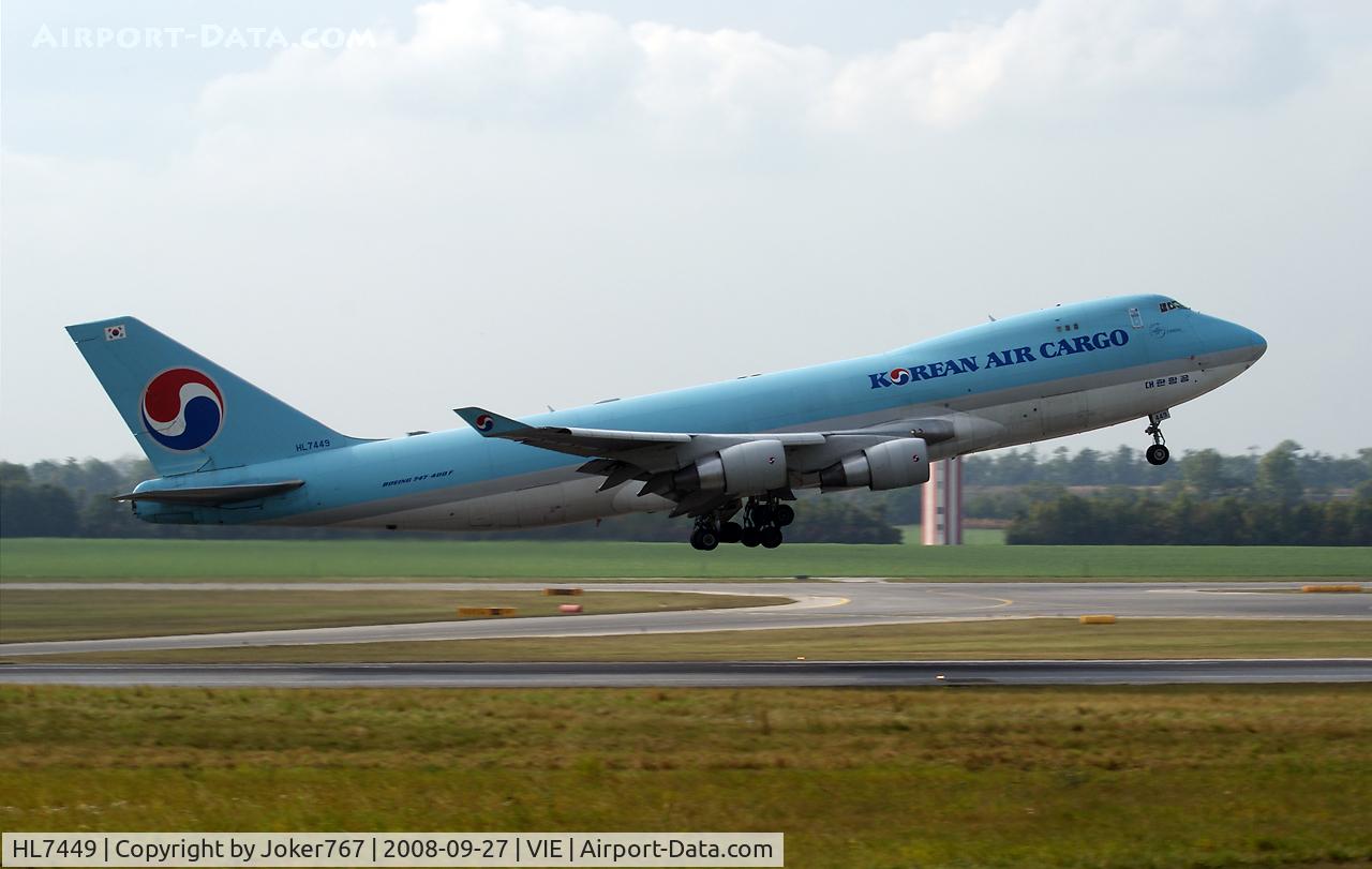 HL7449, 2000 Boeing 747-4B5F/SCD C/N 26411, Korean Air Cargo Boeing 747-4B5F(SCD)