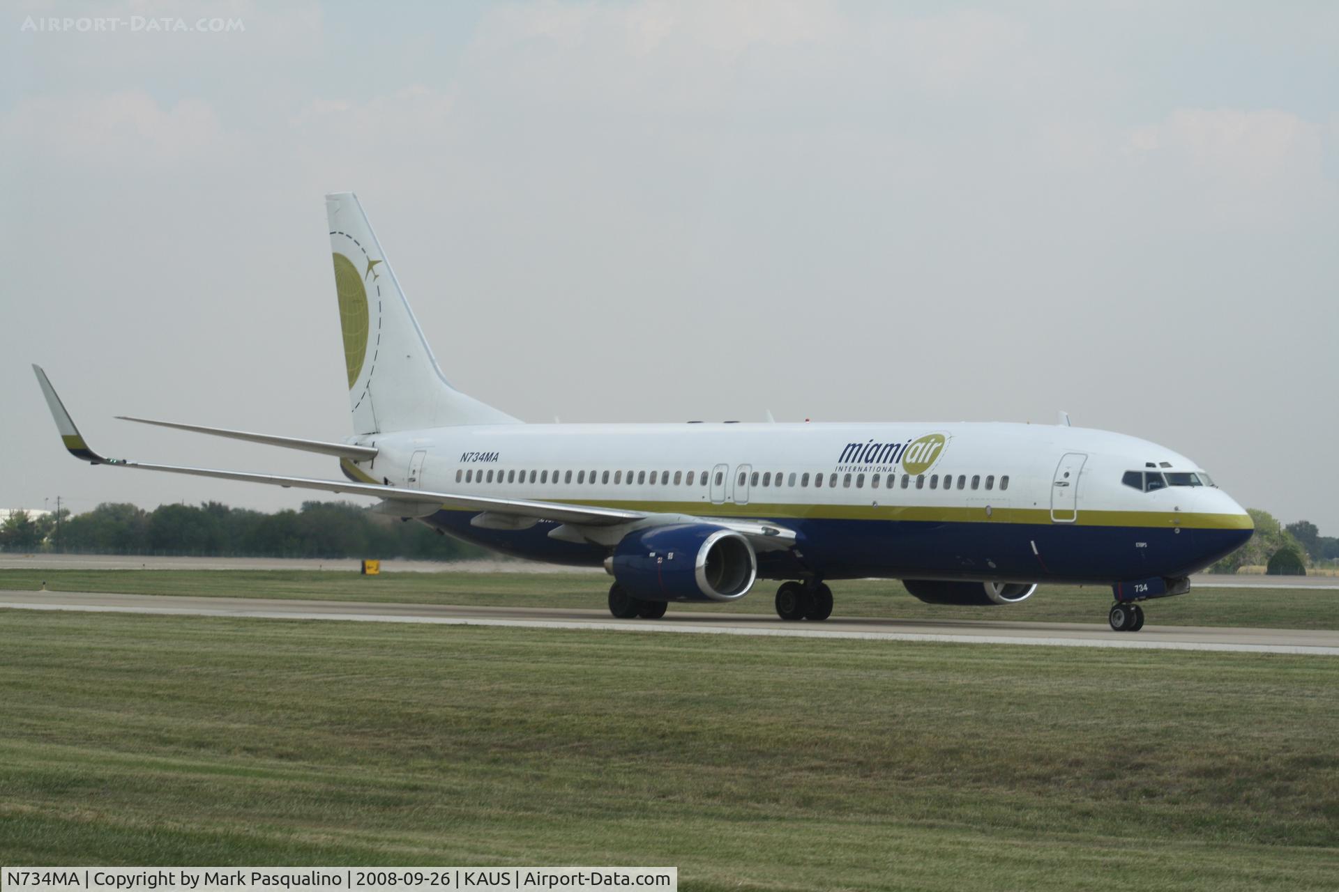 N734MA, 2000 Boeing 737-8Q8 C/N 30039, Boeing 737-800