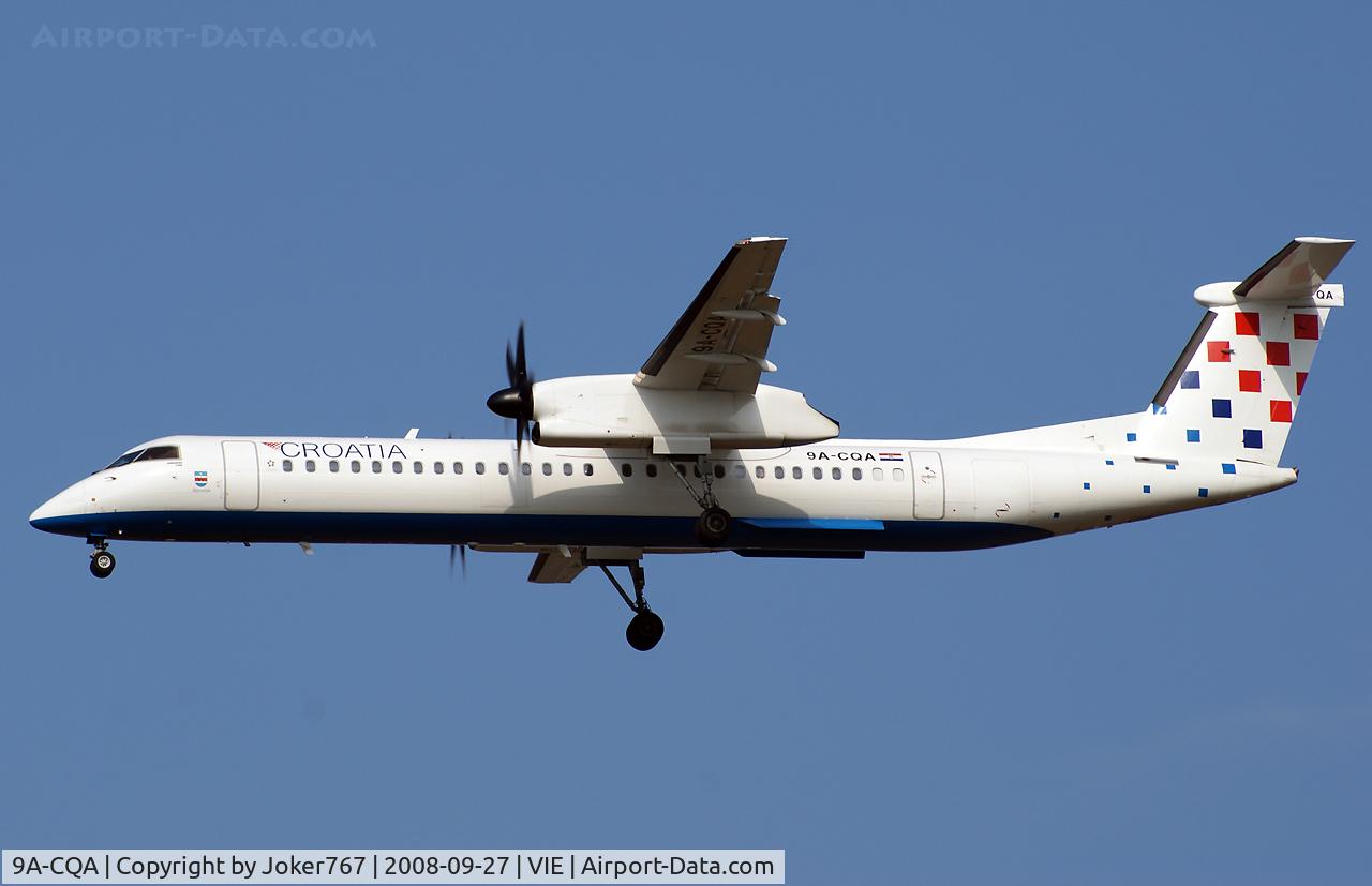 9A-CQA, 2008 De Havilland Canada DHC-8-402Q Dash 8 C/N 4205, Croatia Airlines De Havilland Canada DHC-8-402Q Dash 8