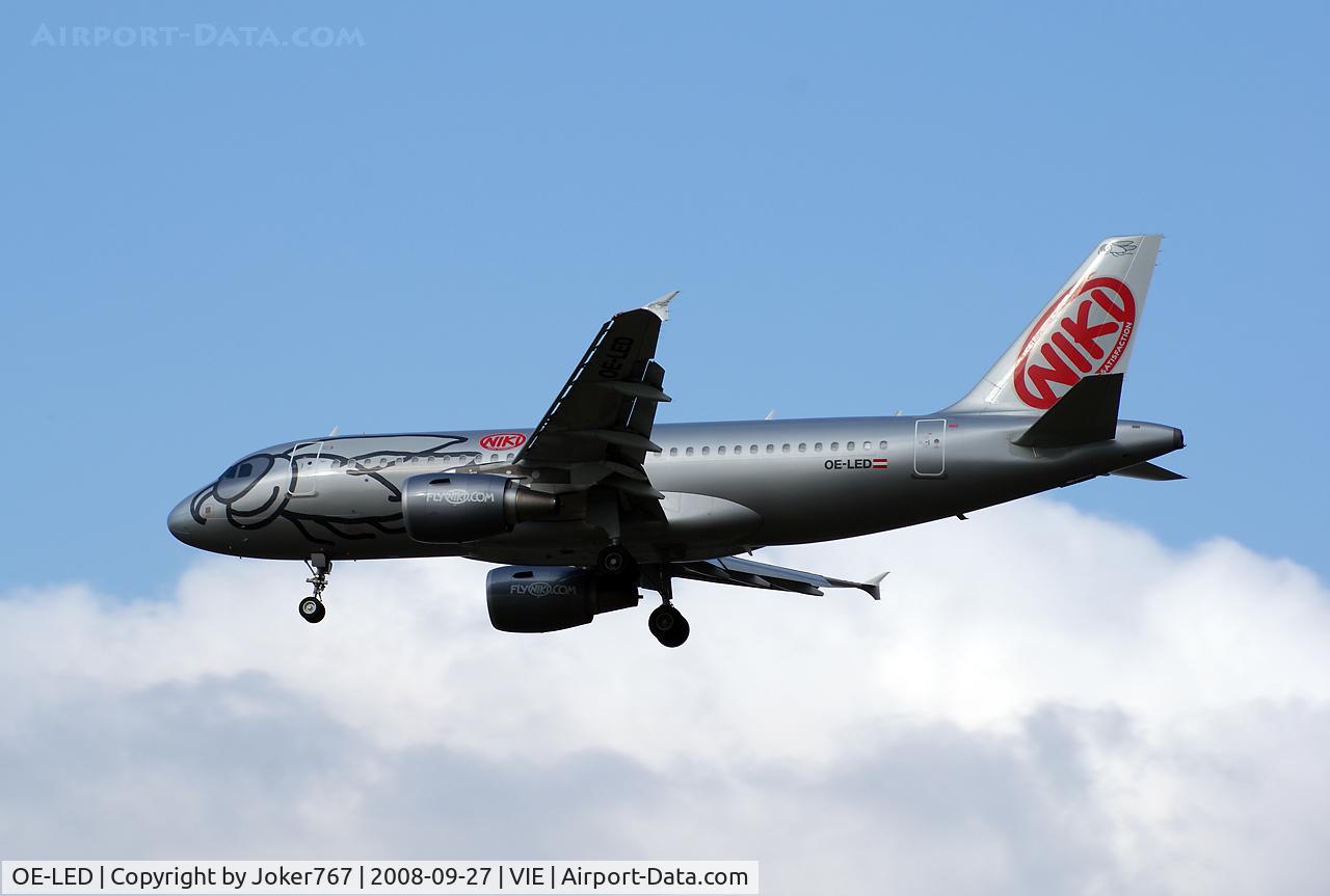 OE-LED, 2008 Airbus A319-112 C/N 3407, NIKI Airbus A319-112
