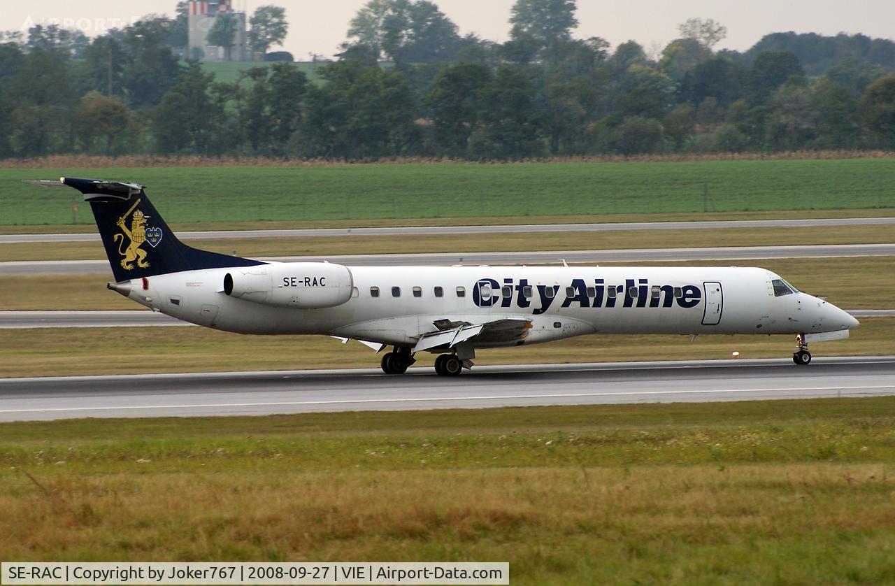 SE-RAC, 1998 Embraer ERJ-145LR (EMB-145LR) C/N 145098, City Airline Embraer ERJ-145 Regional Jet
